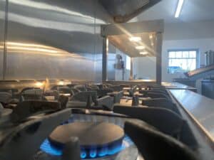 Gas burner oven